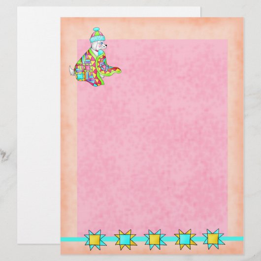 Quilt Lover Letterhead Customizable (Front/Back)