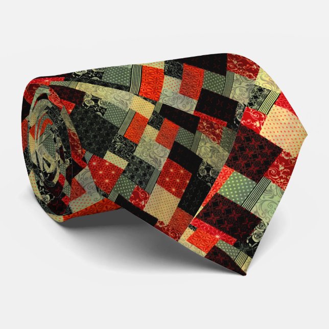 QUILT NECK TIE (Rolled)