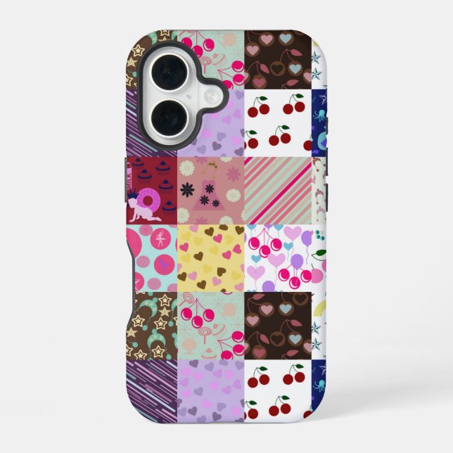 quilt of my patterns iphone case (Back)