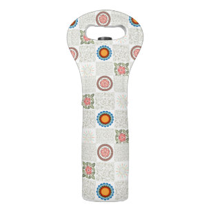 Quilt Patch Pattern Wine Bag