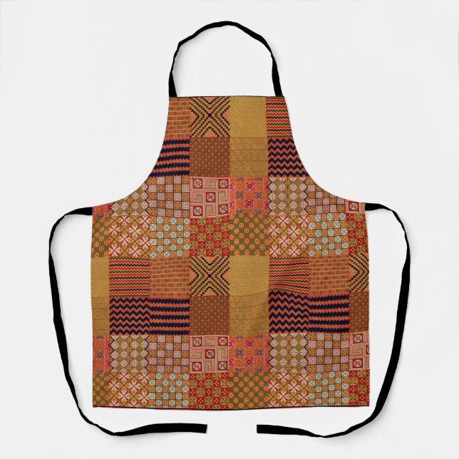 Quilt Pattern-1 All-Over Print Apron (Front)