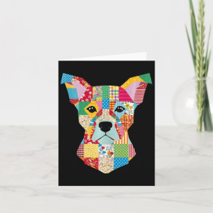 Quilt Pattern Dog For Quilting Lover Quilter Sewin Card