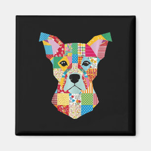 Quilt Pattern Dog For Quilting Lover Quilter Sewin Magnet