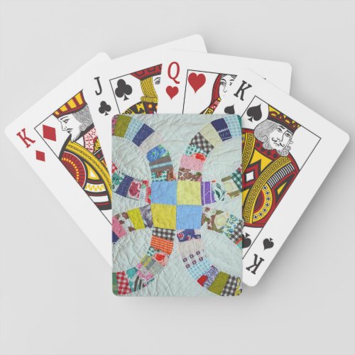 Quilt pattern playing cards