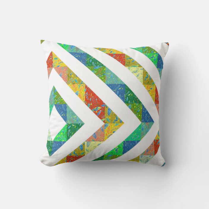 Quilt Pattern Throw Pillow Zazzle