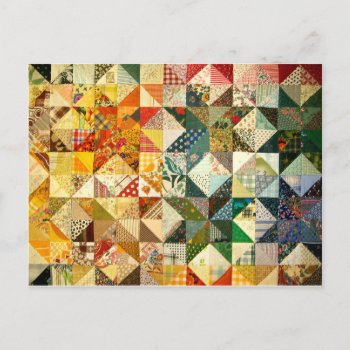 Quilt Postcard by The_Everything_Store at Zazzle