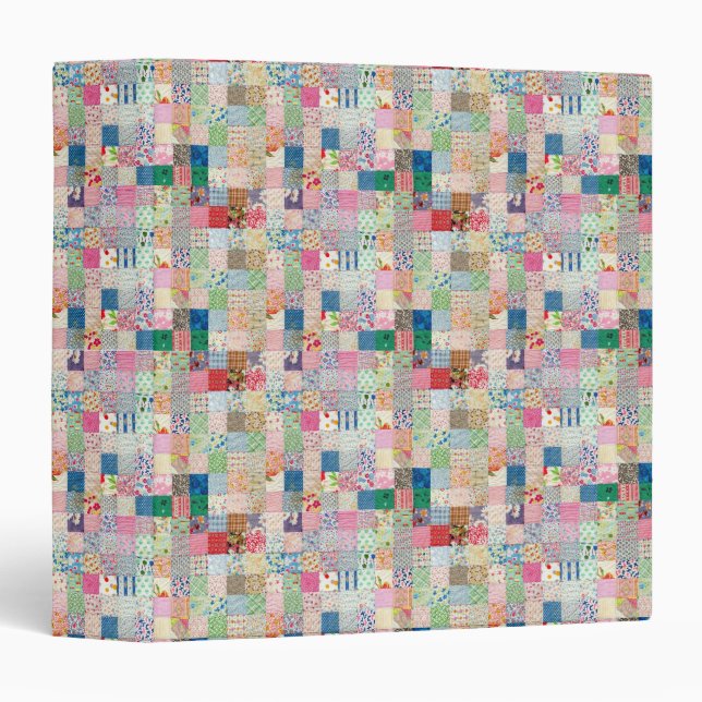 Quilt Quilter's Craft Pattern Binder Organizer (Front/Spine)