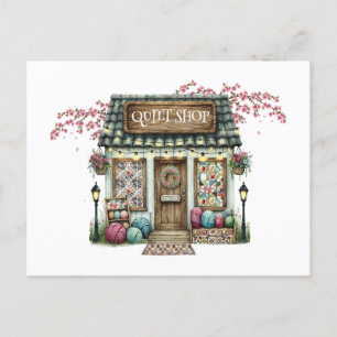QUILT SHOP Postcard
