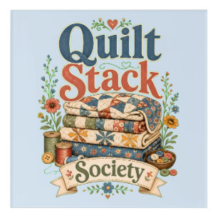 Quilt Stack Society Cottagecore Sewing Acrylic Print