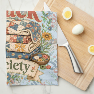 Quilt Stack Society Cottagecore Sewing Kitchen Towel
