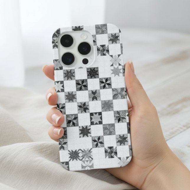 Quilt Star Phone Case Vintage Patchwork Geometric (Creator Uploaded)