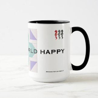 Quilt the World Happy Mug
