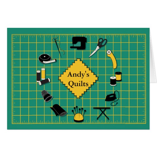 Quilt Time Customiz the Label Cards (Front Horizontal)