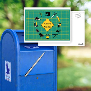 Quilt Time Customiz the Label Postcard