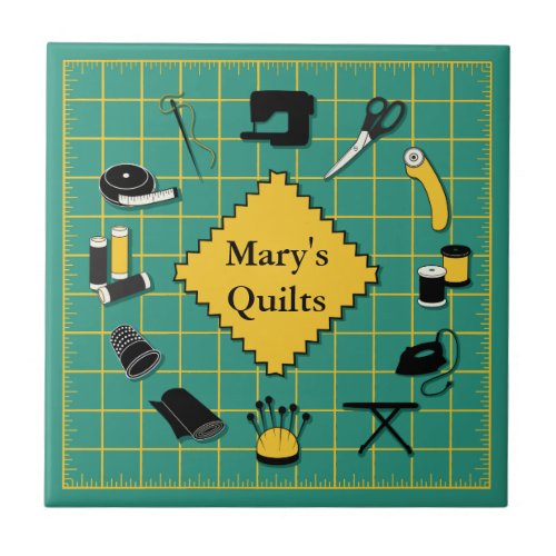 Quilt Time Customize the Label Tile