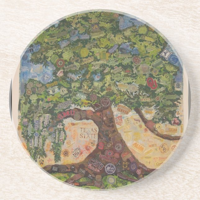 Quilt Tulane Coaster (Front)