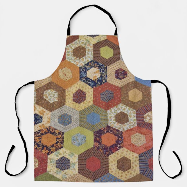 Quilt Vintage Quilter Pattern Americana  Apron (Front)