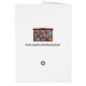 Quilted Blank or Customized Card - SRF (Back)