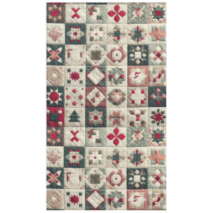 Quilted Christmas Designs Tablecloth