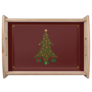 Quilted Christmas Serving Tray