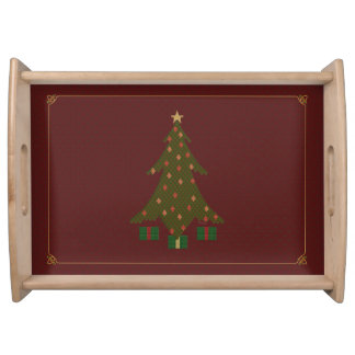 Quilted Christmas Serving Tray