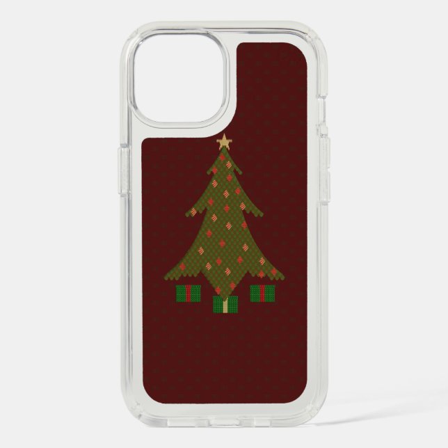 Quilted Christmas Speck Phone Case (Front)