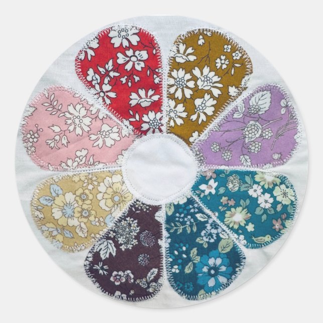 Quilted Dresden Sticker (Front)