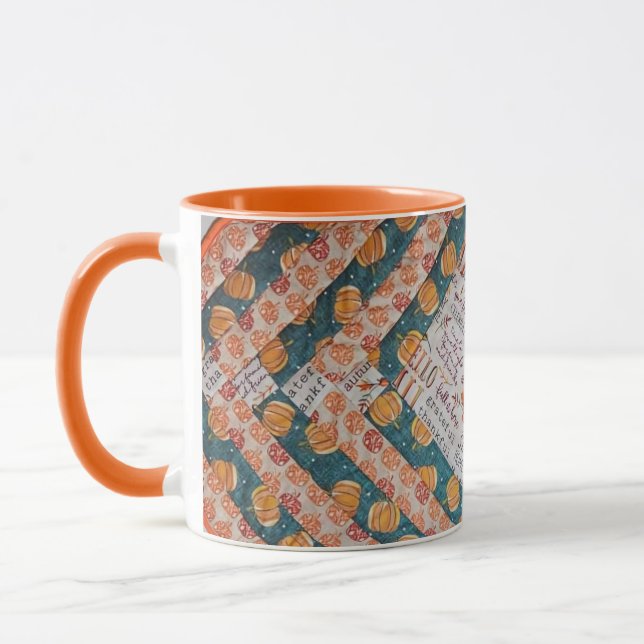 Quilted Fall  Mug (Left)