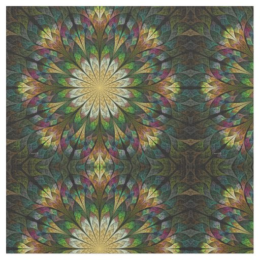 Quilted Flower Fabric