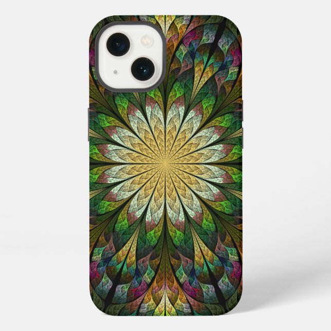 Quilted Flower Iphone Case (Back)