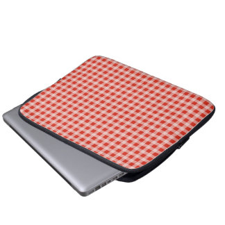 Quilted Gingham Laptop Sleeve