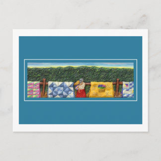 Quilted Harvest Postcard