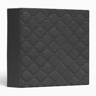 Quilted Look Dark Gray Binder