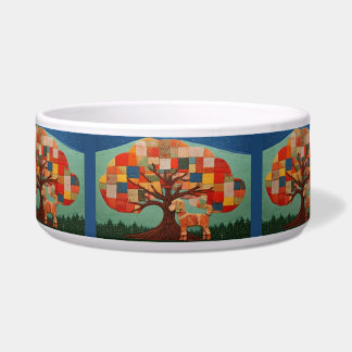 Quilted Poodle Bowl