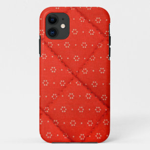 Quilted Red iPhone 11 Case