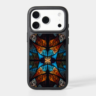 Quilted Star Abstract in Blues iPhone 17 Pro Case