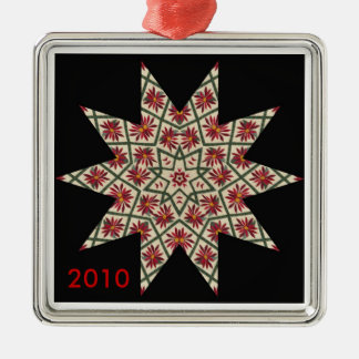 Quilted Star Pattern Ornament