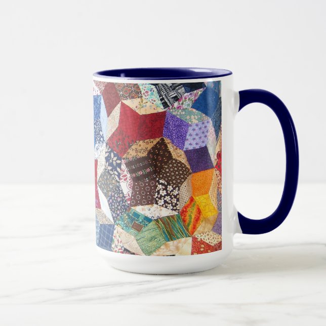 Quilted Stars Mug (Right)