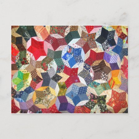 Quilted Stars Postcard