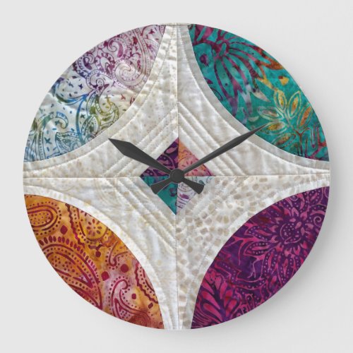 Quilted Wall Clock
