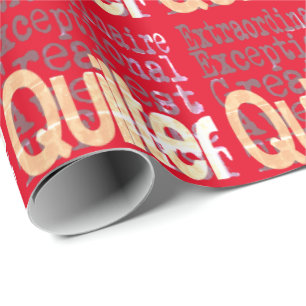 Quilter Extraordinaire Wrapping Paper
