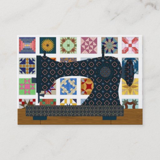 Customizable Quilter / Seamstress Card - SRF Business Card Template