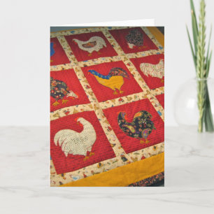 Quilters are Crazy Birds Card
