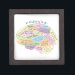 Quilter's Brain Gift Box<br><div class="desc">Just what does a quilter think about all day? Quilters will love these products!</div>