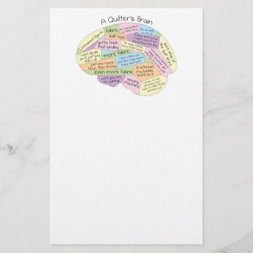 Quilters Brain Stationery