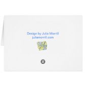 Quilter's card (Back Horizontal)