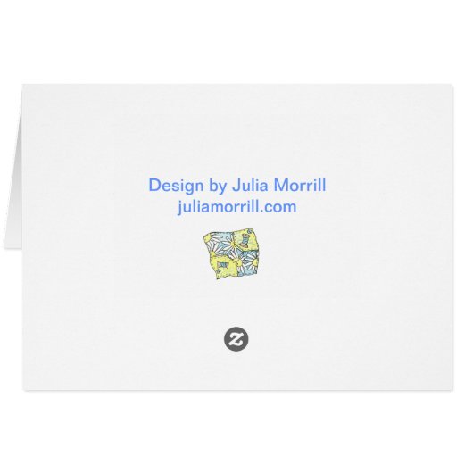 Quilter's card (Back Horizontal)