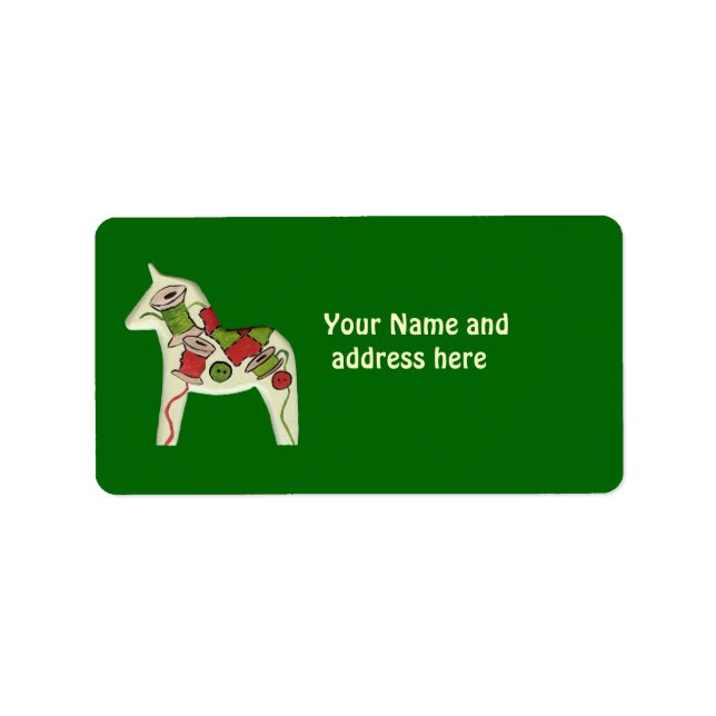 Quilter's Christmas Address Label (Front)