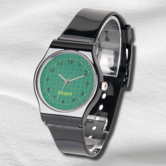 Quilter's Green Cutting Mat eWatch Watch (Creator Uploaded)