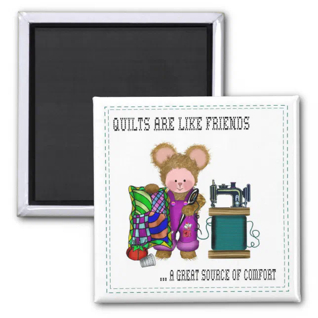 Quilters Magnet (Front)
